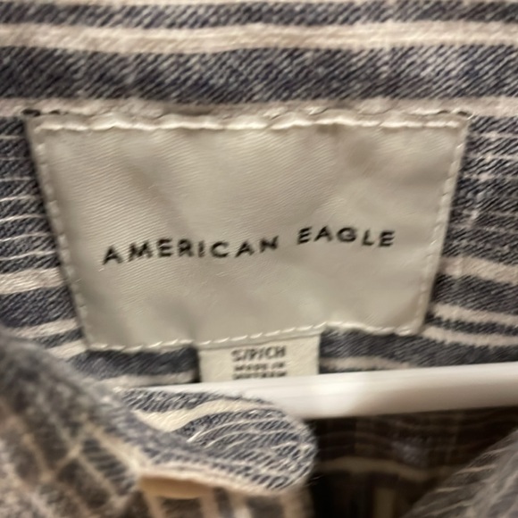 3x American Eagle Button-Up Poolside Shirts Size Small - Picture 4 of 10